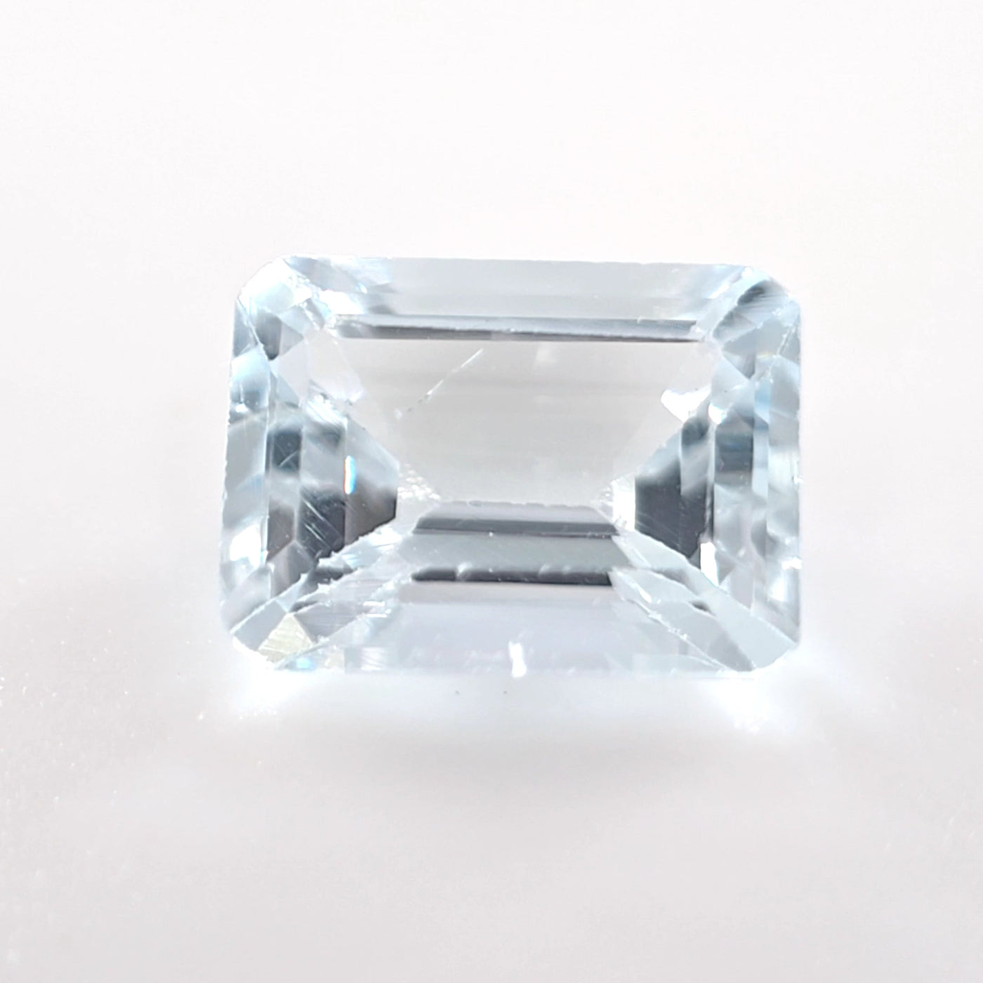 Aquamarine Emerald Cut 1.31 Ct – Light Icy Blue Natural Beryl