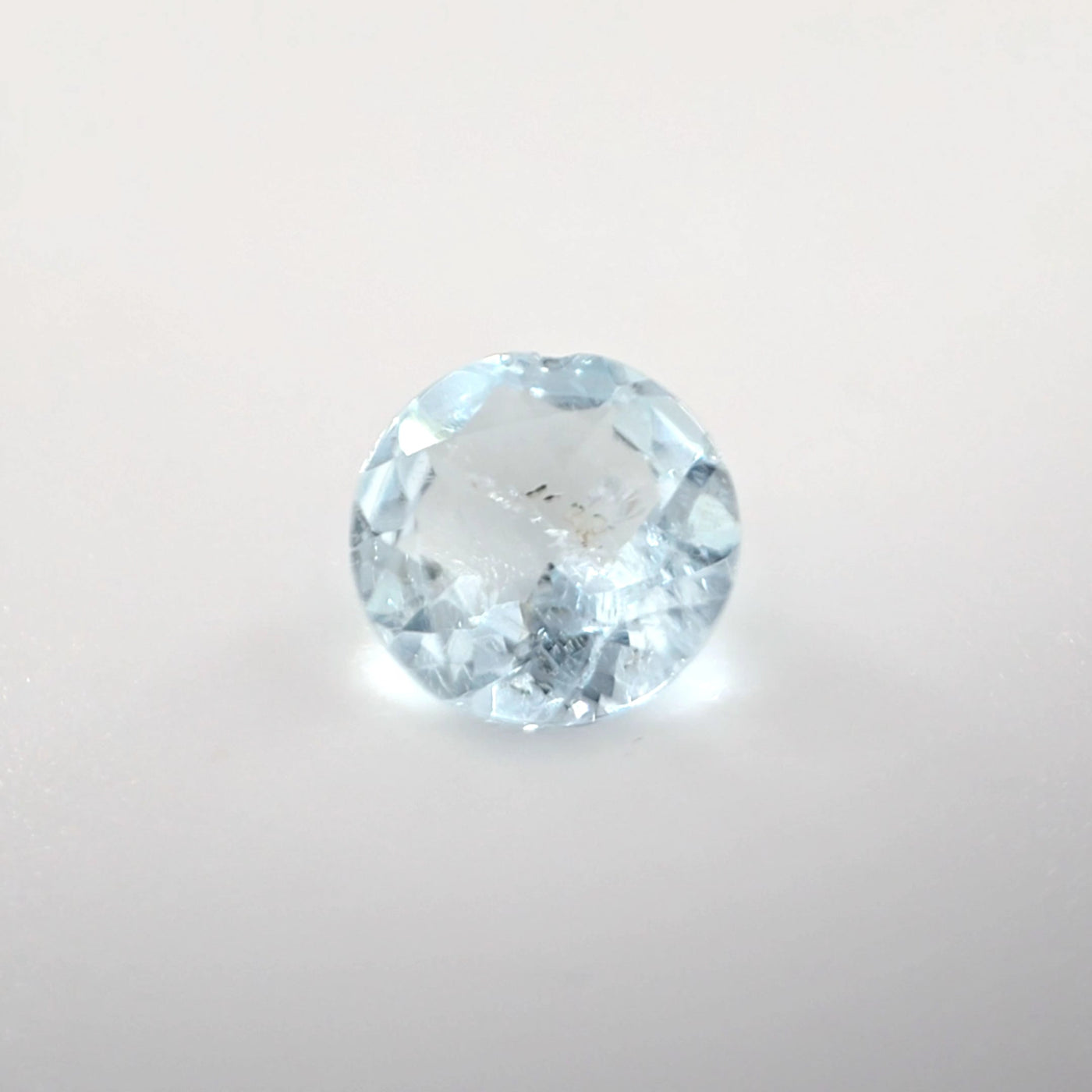 Aquamarine Round Cut 0.65 Ct – Light Sky Blue Natural Beryl
