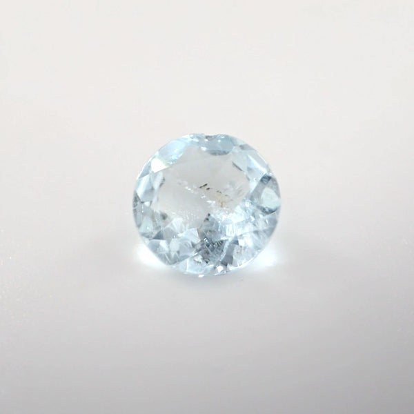 Aquamarine Round Cut 0.65 Ct – Light Sky Blue Natural Beryl