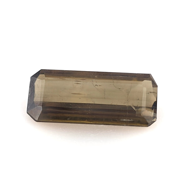 0.96 Ct Idocrase (Vesuvianite) Rectangle Cut – Brownish Yellow Green Natural Gemstone