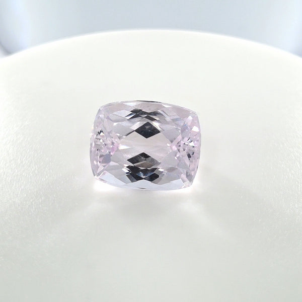 Kunzite Cushion Cut 3.86 Ct – Very Light Pinkish Purple Kunzite