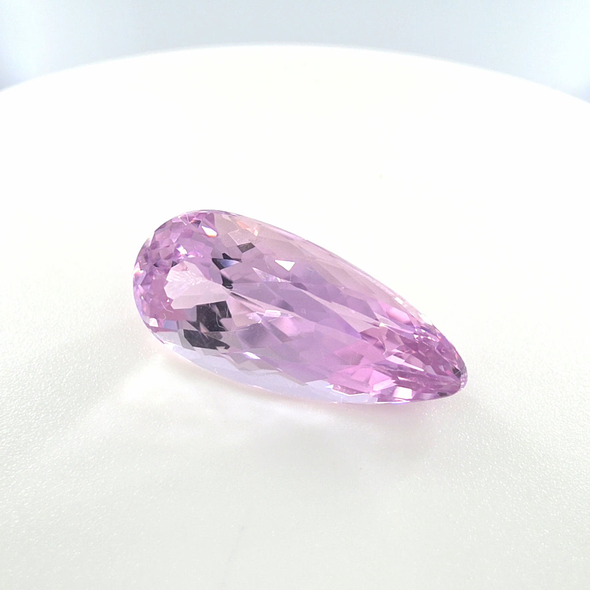 Pink Kunzite Pear Cut 7.02 Ct – Natural Pink-Purple Kunzite