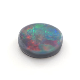 Lightning Ridge Dark Opal Round Cabochon 0.44 Ct – Australian Natural Opal