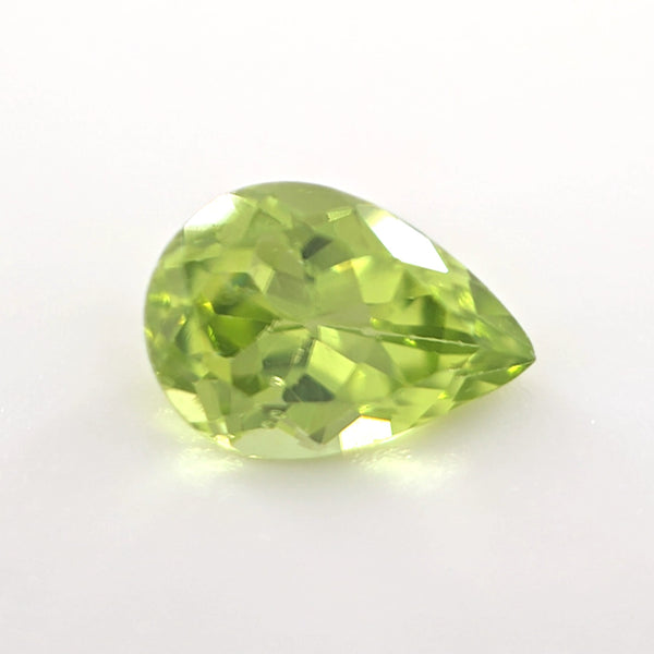Peridot Pear Cut 0.76 Ct – Lime Green Natural Peridot