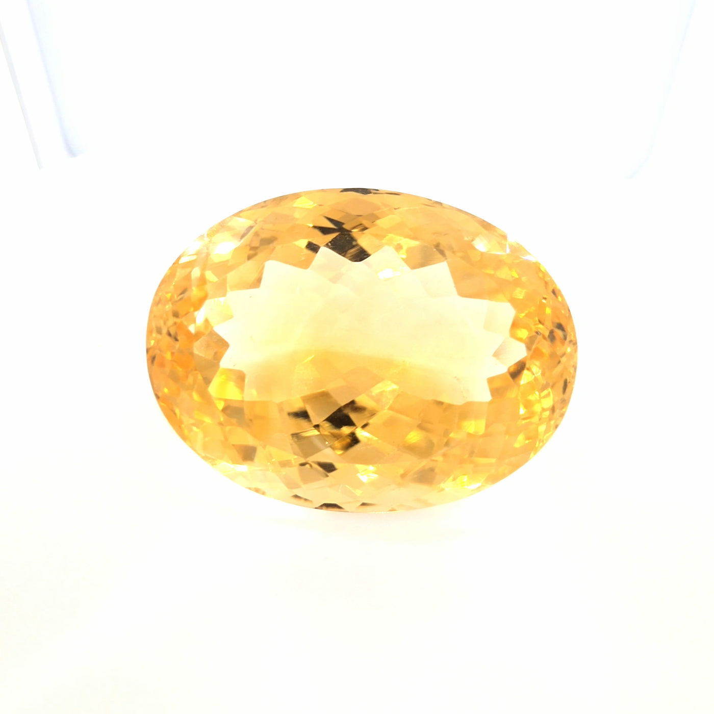 Citrine Oval Cut 23.19 Ct – Golden Yellow Citrine