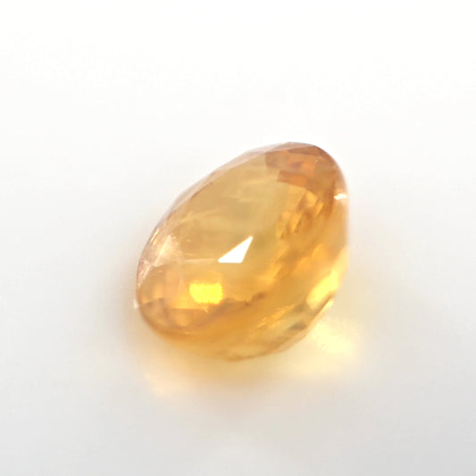 Yellow Sapphire Oval Cut 1.03 Ct – Golden Yellow Natural Sapphire