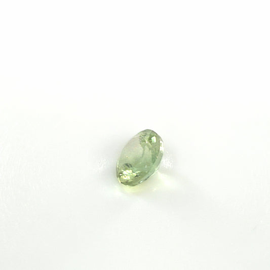 Green Sapphire Round Cut 0.29 Ct – Light Yellowish Green Sapphire