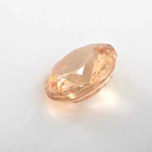 Spinel Round Cut 1.19 Ct – Champagne Peach Natural Spinel