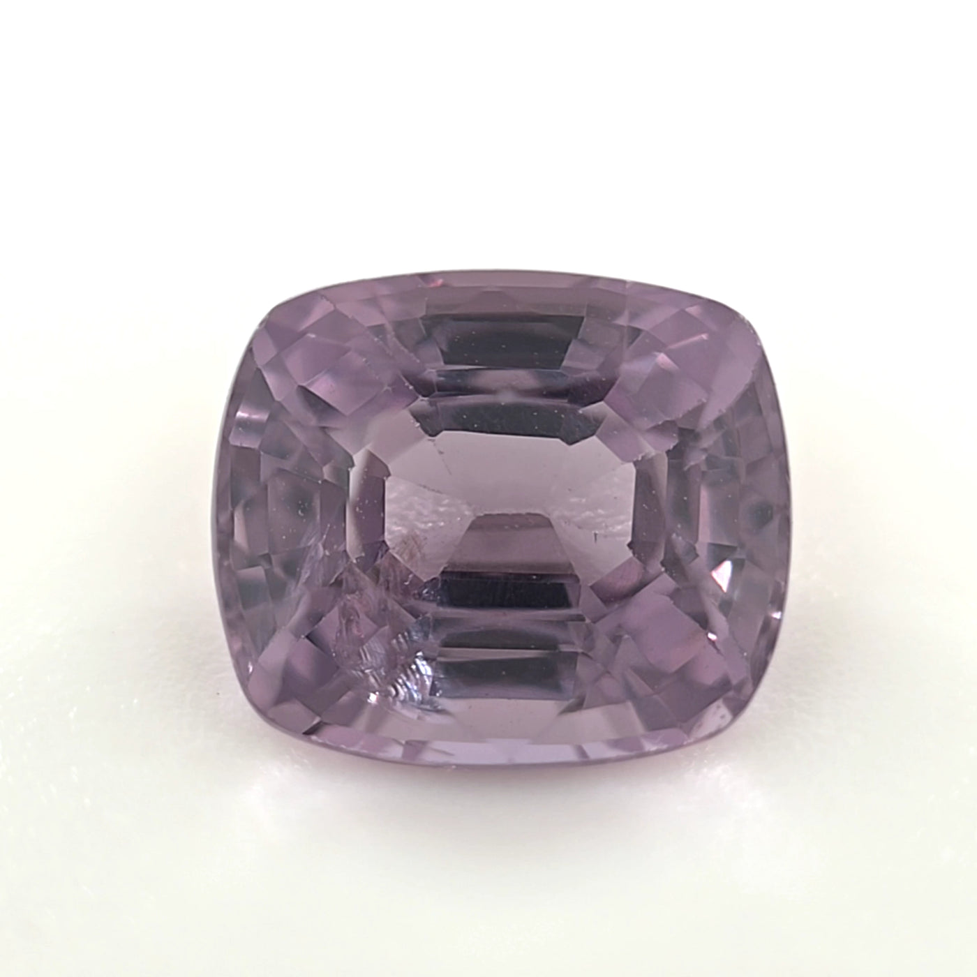 1.56 Ct Purple Spinel Rectangle Cushion Cut – Soft Lavender Gray