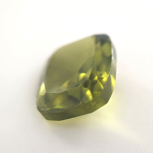4.96 Ct Green Spinel Rectangle Cushion Cut – Olive Yellowish Green Natural Spinel