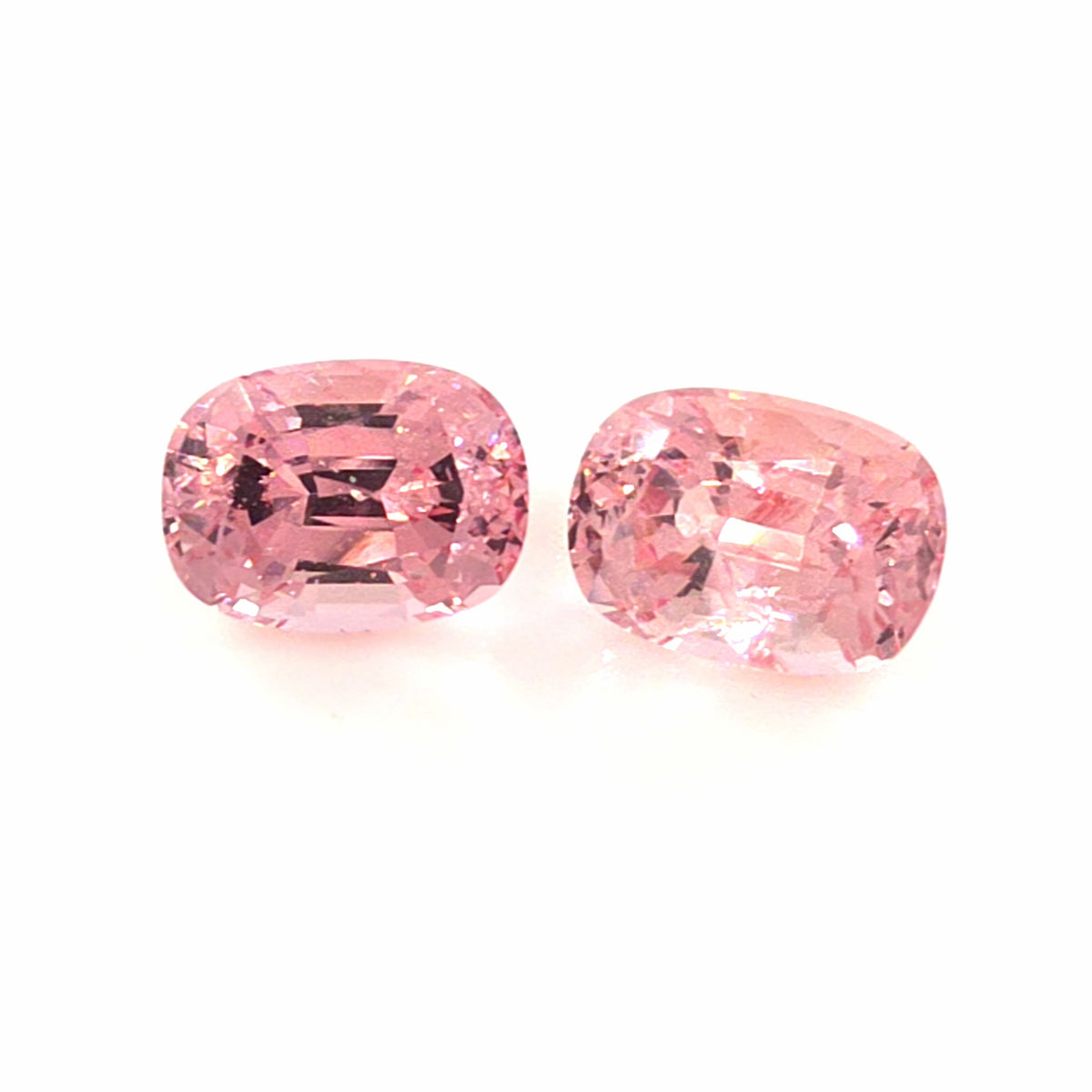 Pink Spinel Matched Pair Cushion Cut 1.82 Tcw – Natural Blush Pink Spinel