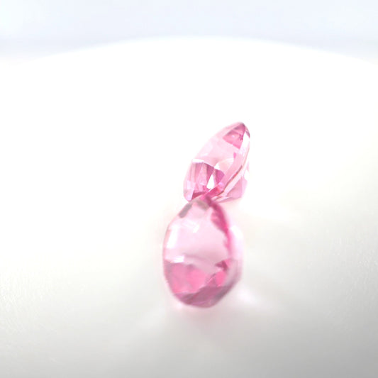 Pink Topaz Oval Cut Pair 3.44 Ct Tw – Rosy Pink Matching Pair