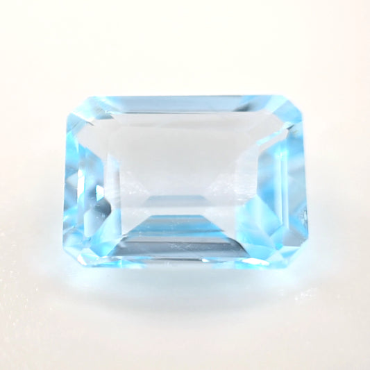 2.00 Ct Light Blue Topaz Emerald Cut – Icy Sky Blue