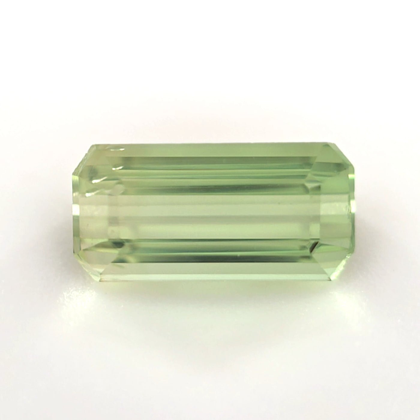0.76 Ct Green Tourmaline Emerald Cut – Soft Mint Tone