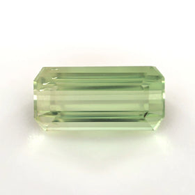 0.76 Ct Green Tourmaline Emerald Cut – Soft Mint Tone