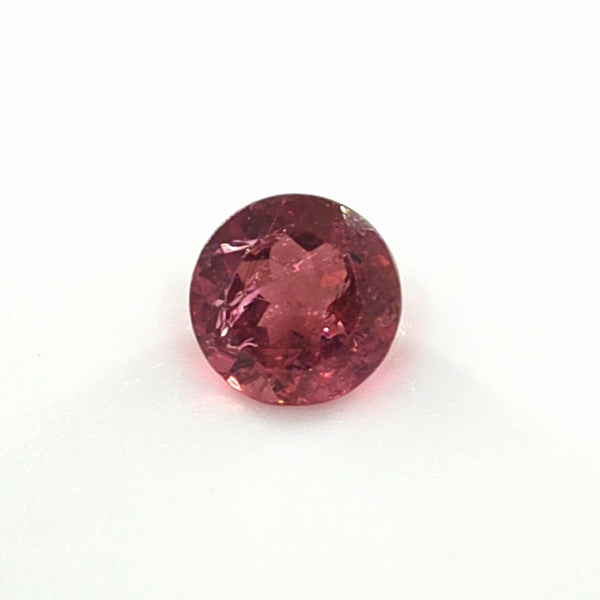 Pink Tourmaline Round Cut 0.54 Ct – Raspberry Pink Tourmaline