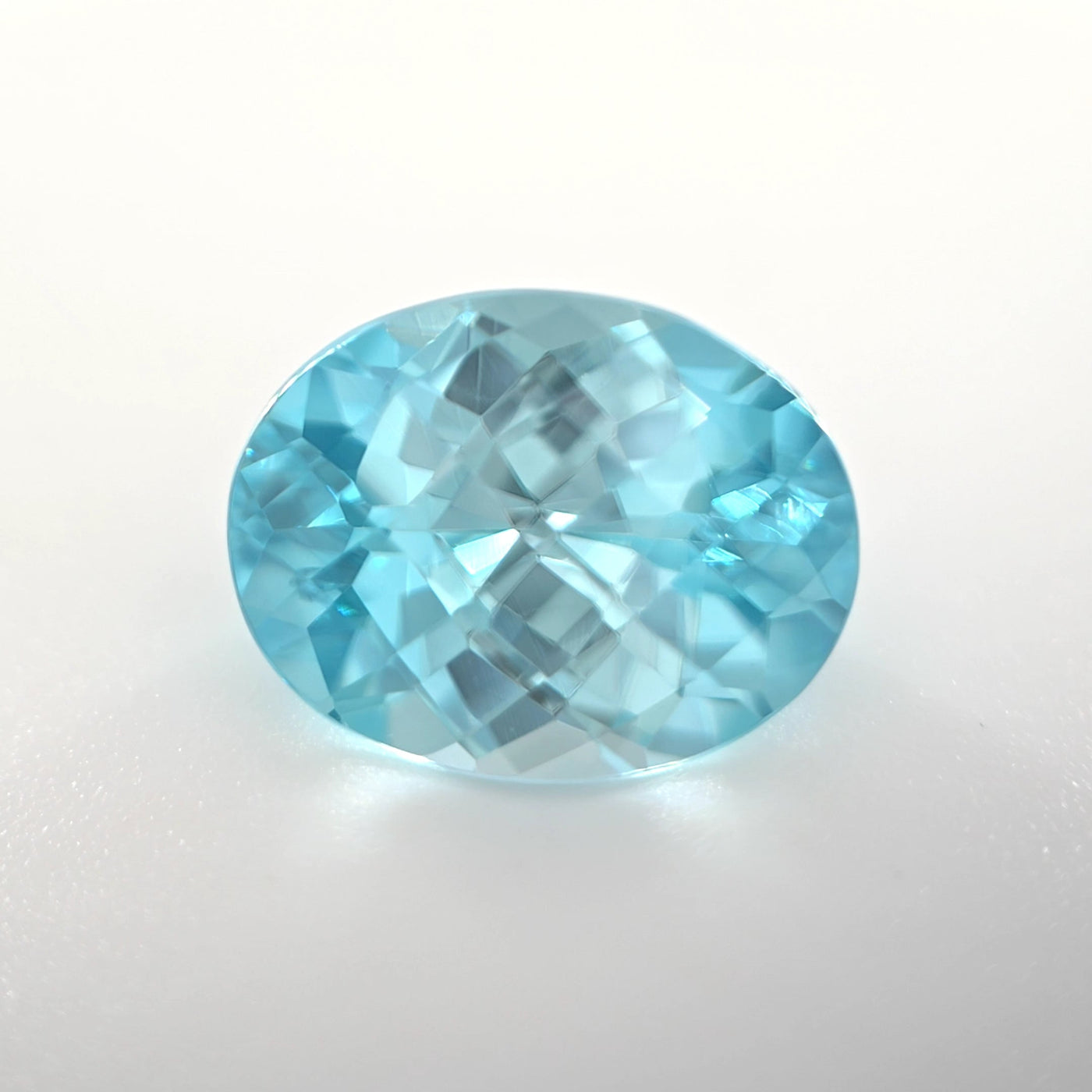 Blue Zircon Oval Cut 3.69 Ct – Aqua Blue Natural Zircon