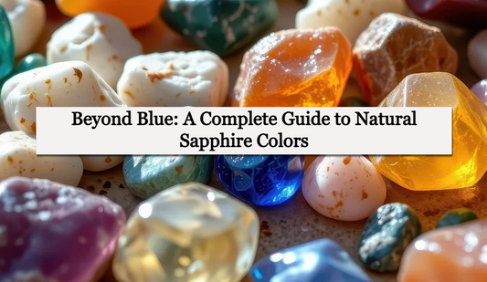 Natural sapphires in blue, yellow, orange, purple, and green colors | Sapphire Color Guide
