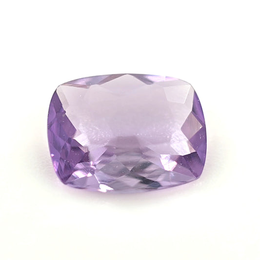 Amethyst Cushion Cut 0.77 Ct – Light Lavender Purple Natural Quartz