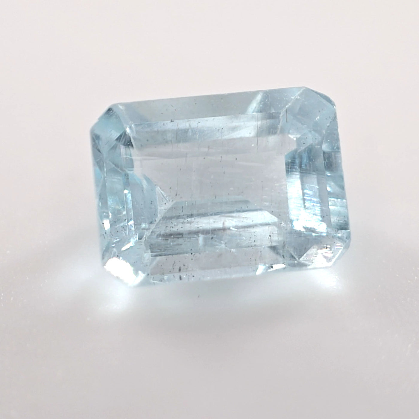 Aquamarine Emerald Cut 1.64 Ct – Light Icy Blue Natural Beryl