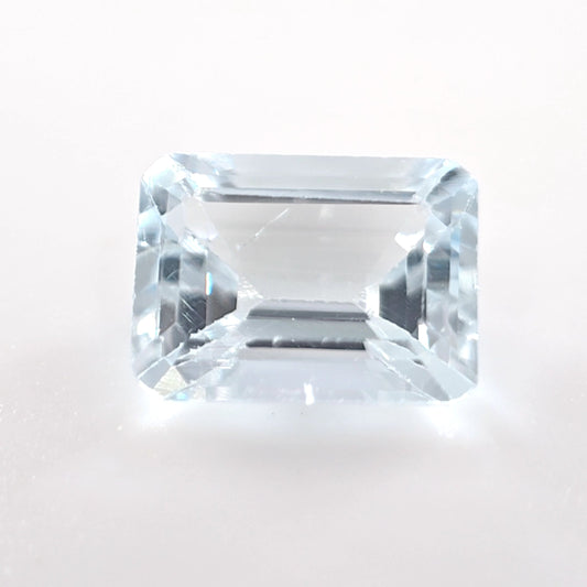 Aquamarine Emerald Cut 1.31 Ct – Light Icy Blue Natural Beryl