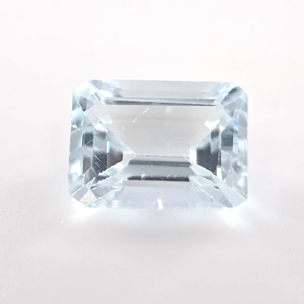 Aquamarine Emerald Cut 1.31 Ct – Light Icy Blue Natural Beryl