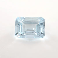 Aquamarine Emerald Cut 0.98 Ct – Light Icy Blue Natural Beryl