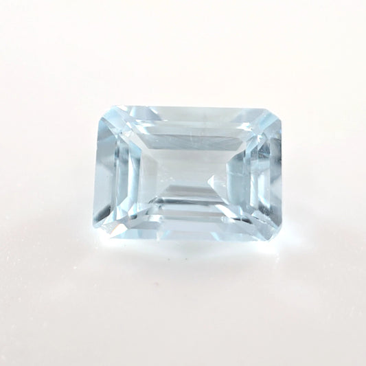Aquamarine Emerald Cut 0.98 Ct – Light Icy Blue Natural Beryl