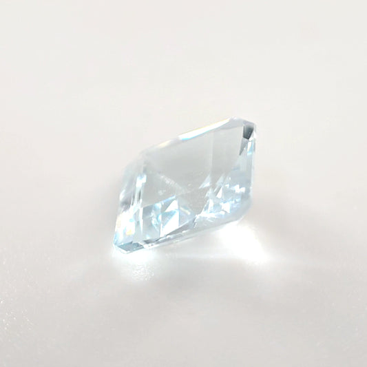 Aquamarine Emerald Cut 1.18 Ct – Light Icy Blue Natural Beryl