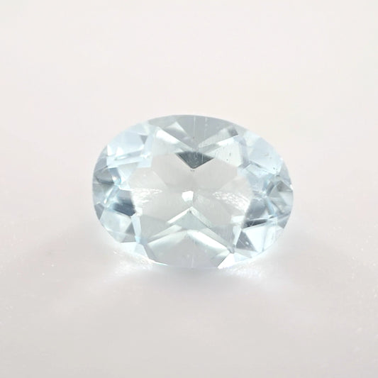 Aquamarine Oval Cut 1.07 Ct – Light Icy Blue Natural Beryl