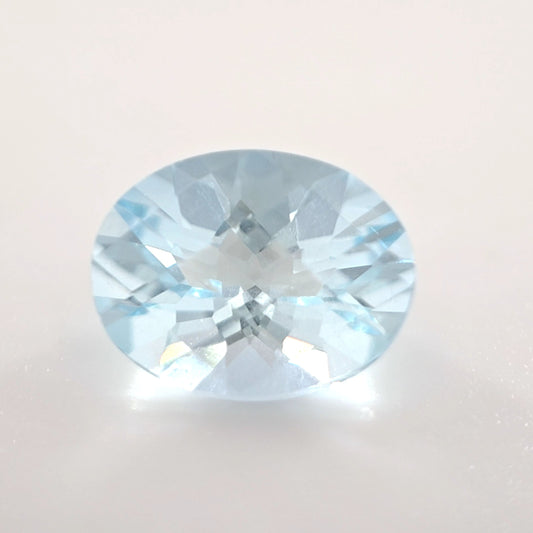 Aquamarine Round Cut 1.68 Ct – Light Sky Blue Natural Beryl