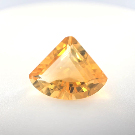 Golden Honey Citrine Trillion Cut 4.61 Ct