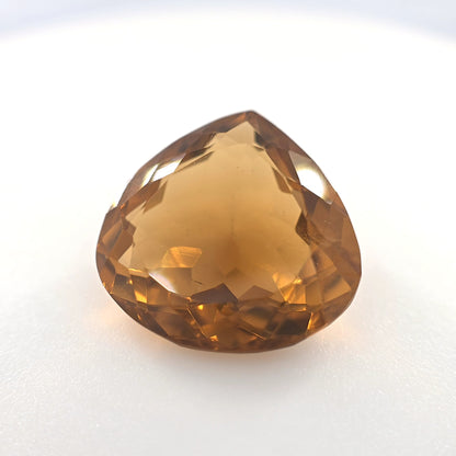 Citrine Pear Cut 9.57 Ct – Golden Orange Natural Quartz