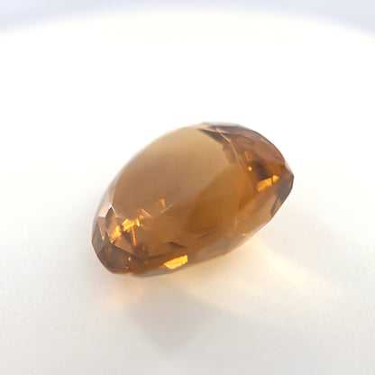 Citrine Pear Cut 9.57 Ct – Golden Orange Natural Quartz