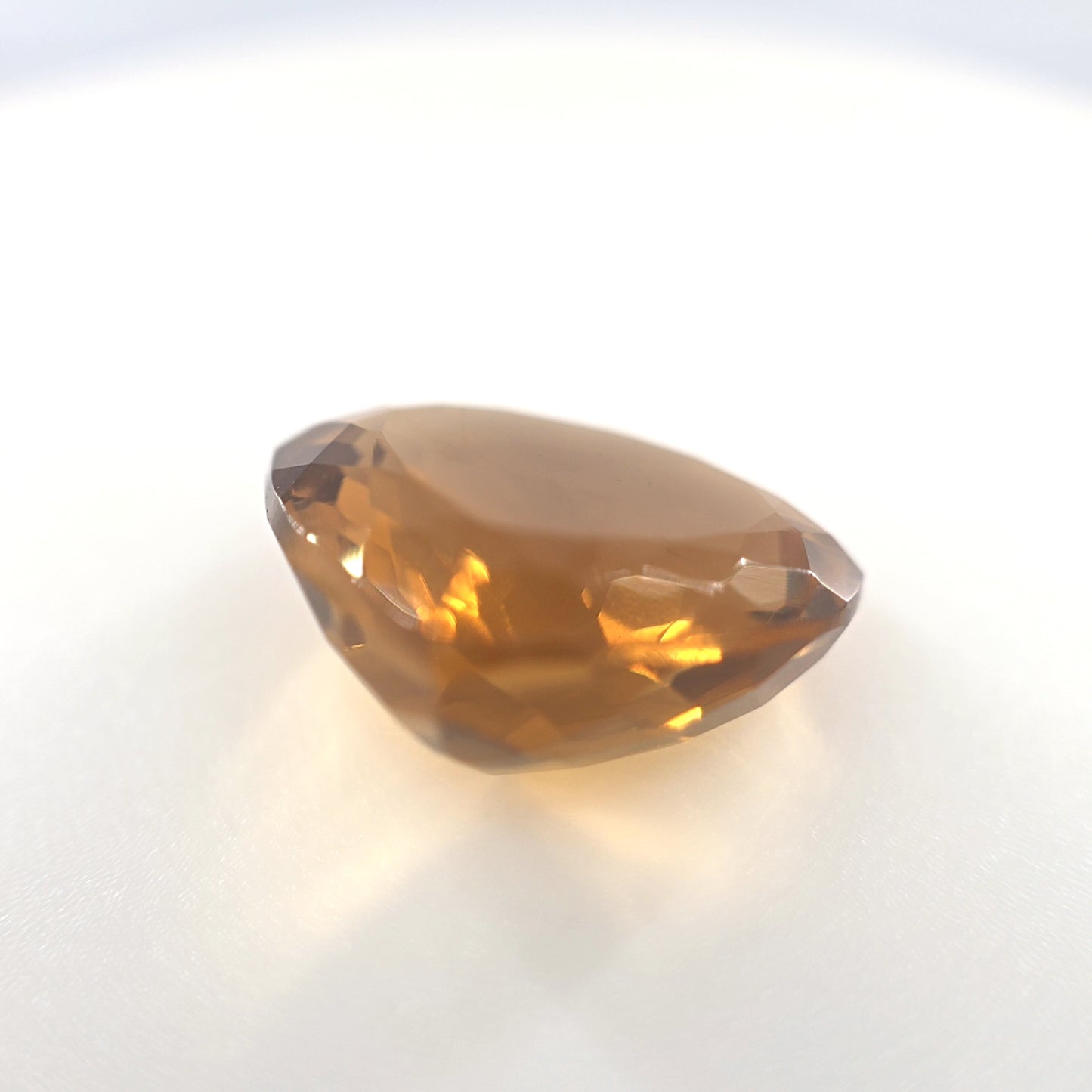 Citrine Pear Cut 9.57 Ct – Golden Orange Natural Quartz