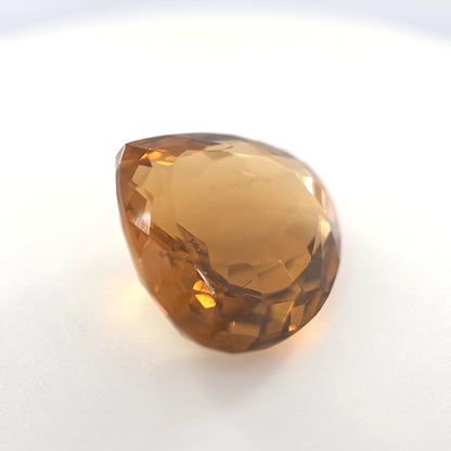 Citrine Pear Cut 9.57 Ct – Golden Orange Natural Quartz