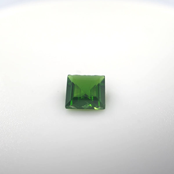 Chrome Diopside Square Cut 0.61 Ct – Forest Green Natural Diopside