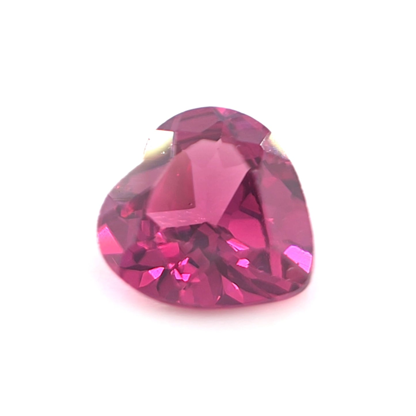Rhodolite Garnet Heart Cut 0.92 Ct – Raspberry Red Natural Garnet