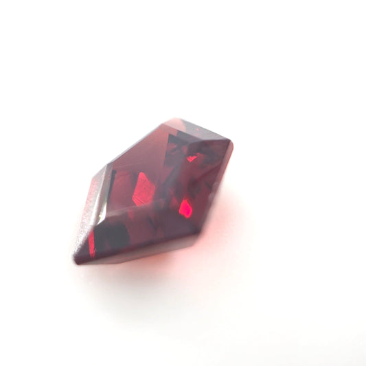 Garnet Shield Step Cut 2.15 Ct – Deep Wine Red Natural Garnet