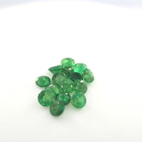 Tsavorite Garnet Round Cut Parcel – 1.54 TCW – Vivid Green Natural Garnets