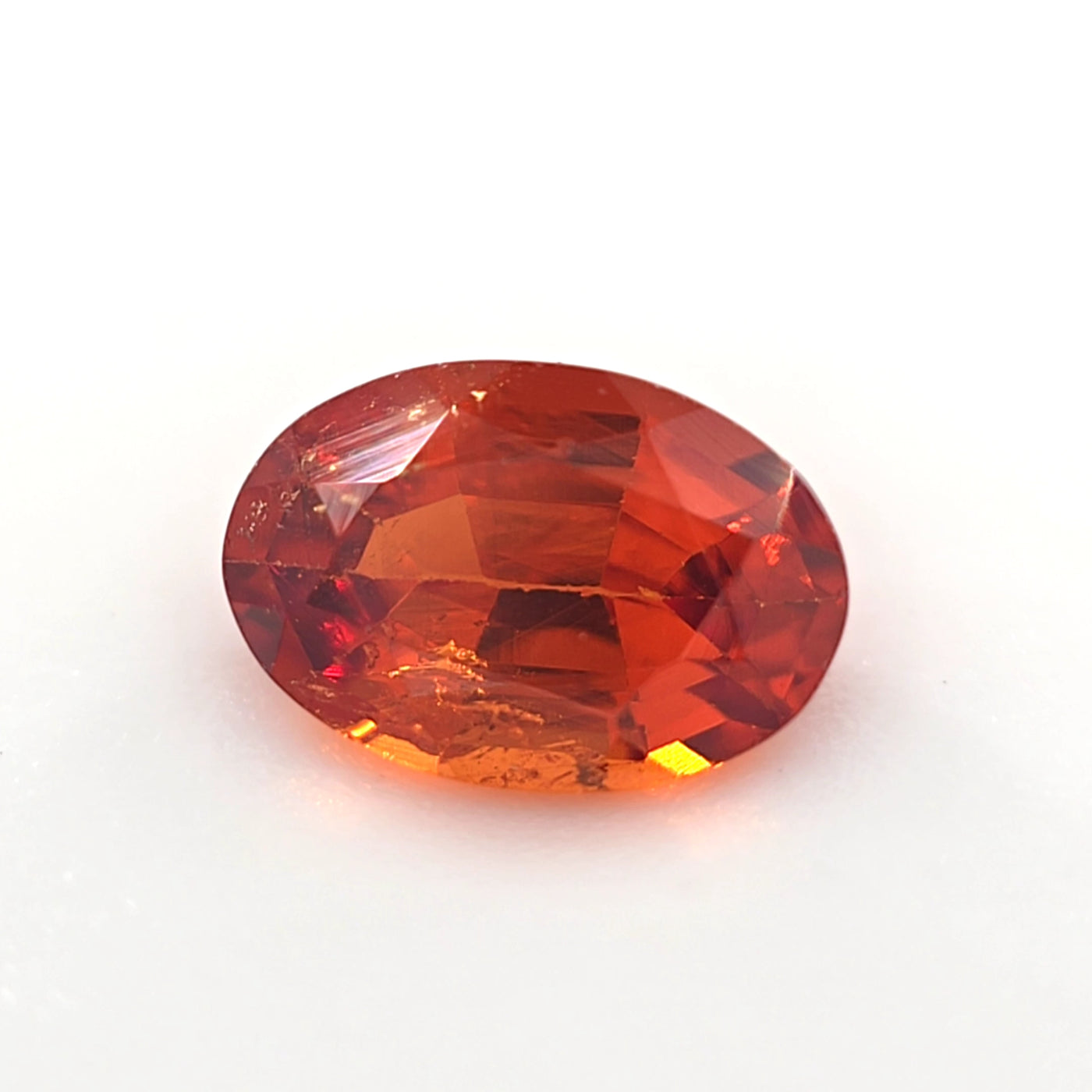 Spessartine Garnet 0.55 Ct Oval Cut – Vivid Orange Loose Garnet