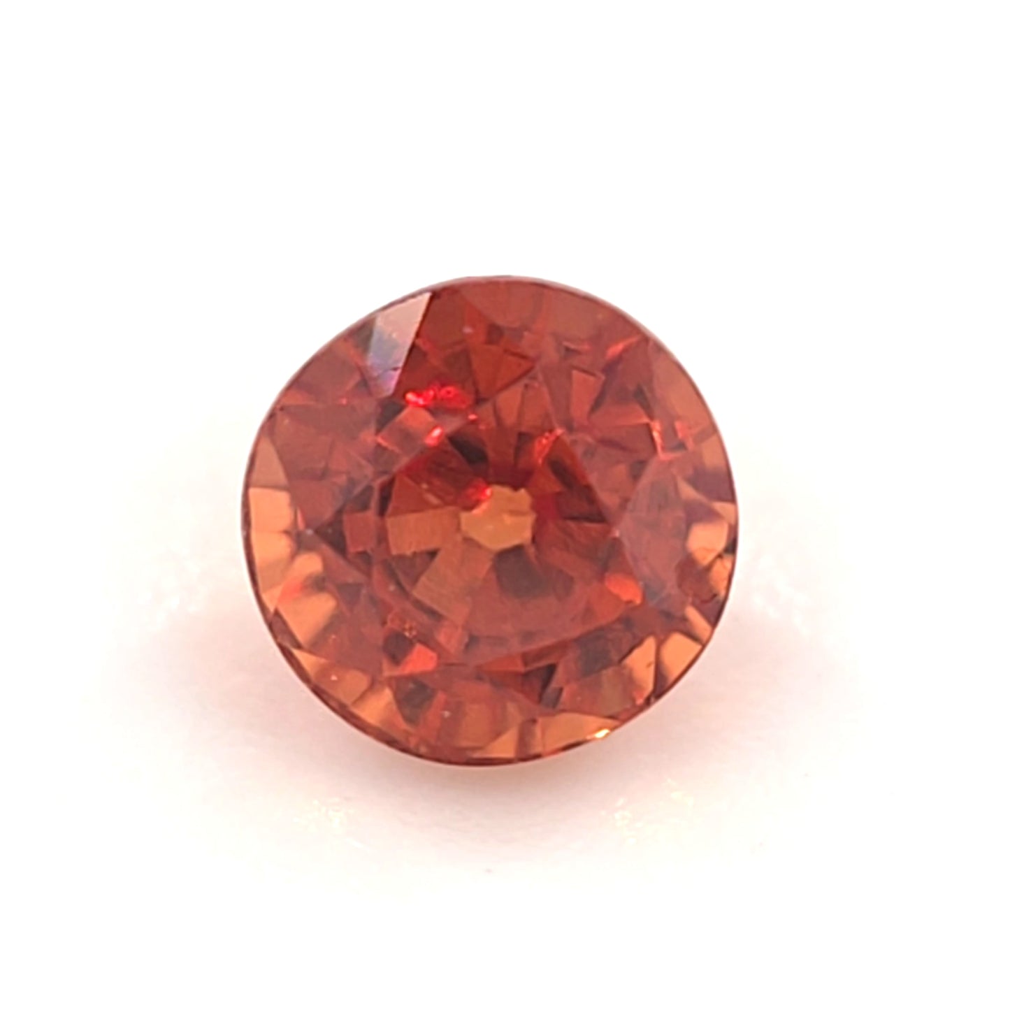 Mandarin Garnet 0.44 Ct Round Cut – Vivid Orange Loose Garnet