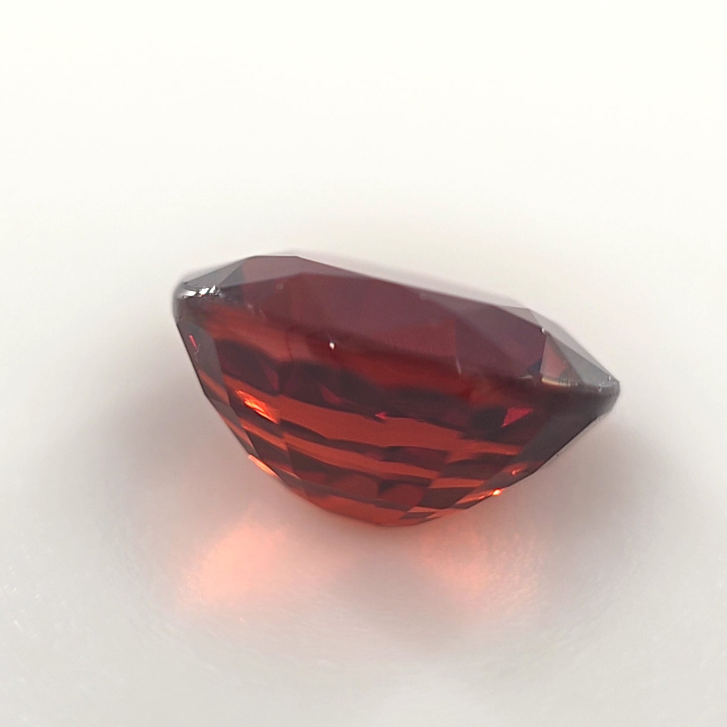 Spessartine Garnet Oval Cut 1.66 Ct – Deep Orange Red Natural Garnet