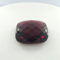Double-Sided Pyrope-Almandine Garnet 15.42 Ct – Cushion Cut