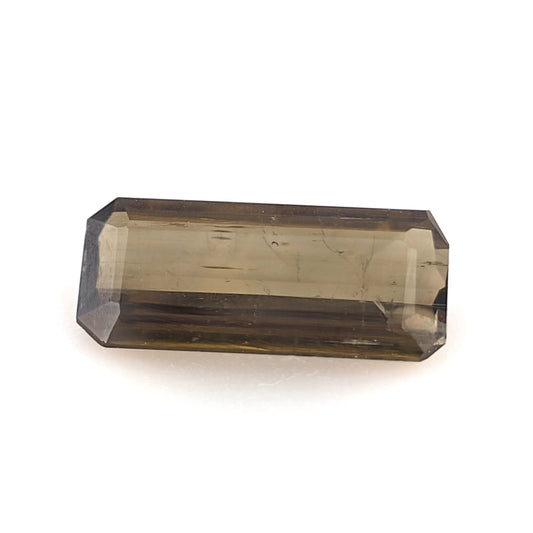 0.96 Ct Idocrase (Vesuvianite) Rectangle Cut – Brownish Yellow Green Natural Gemstone