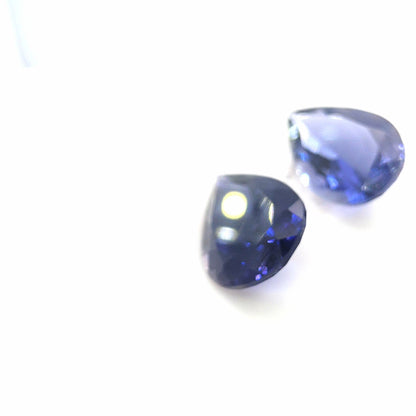 Iolite Pear Cut Matched Pair 4.36 Tcw – Deep Violet Blue Iolite
