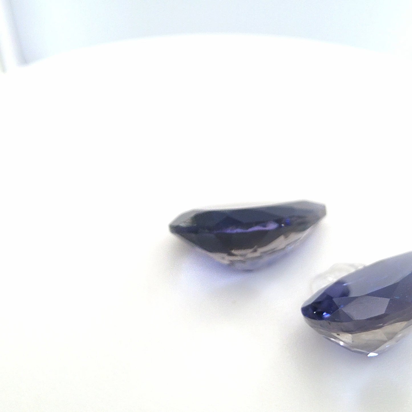 Iolite Pear Cut Matched Pair 4.36 Tcw – Deep Violet Blue Iolite