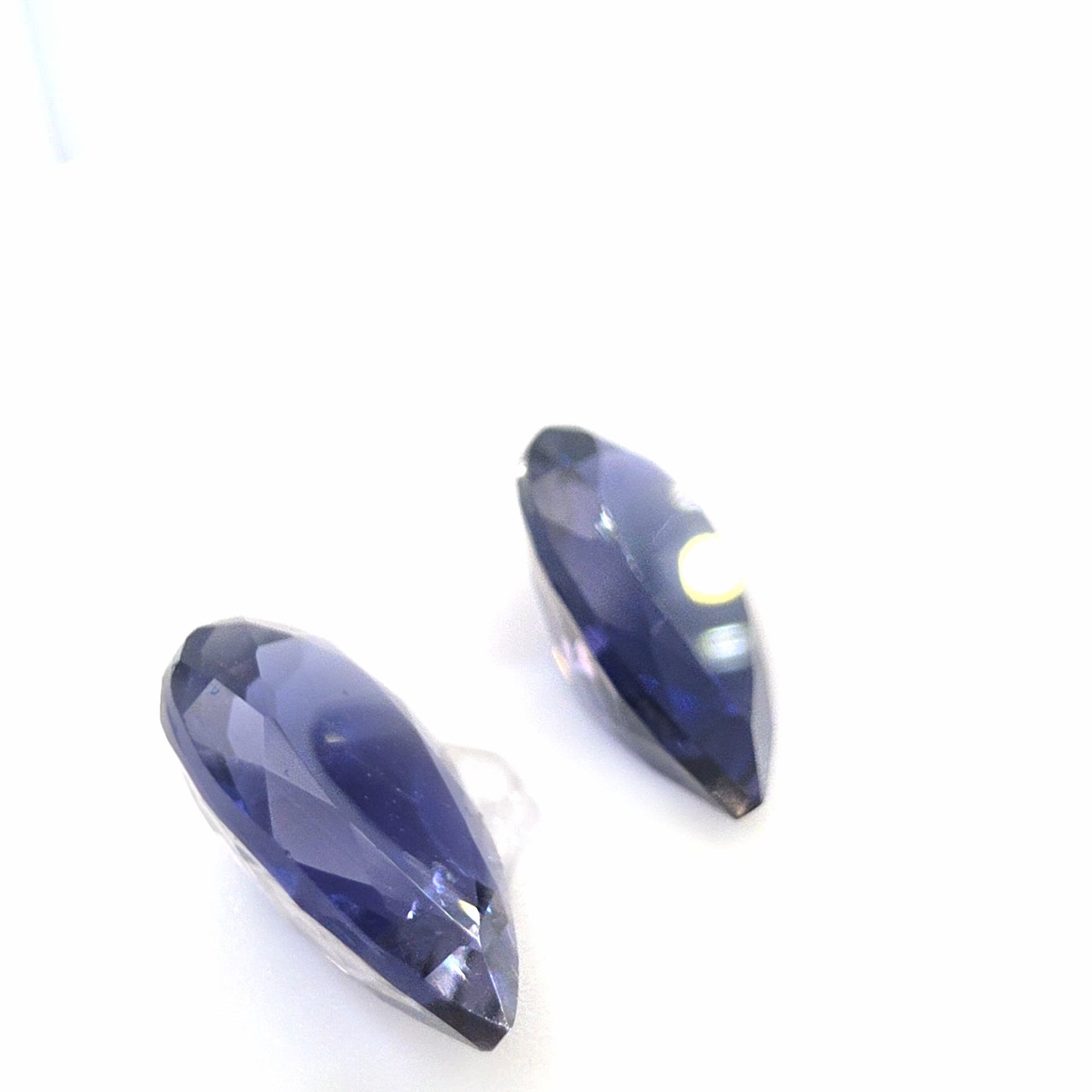 Iolite Pear Cut Matched Pair 4.36 Tcw – Deep Violet Blue Iolite