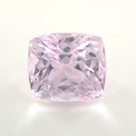 3.98 Ct Kunzite Cushion Cut – Light Pink Natural Gemstone