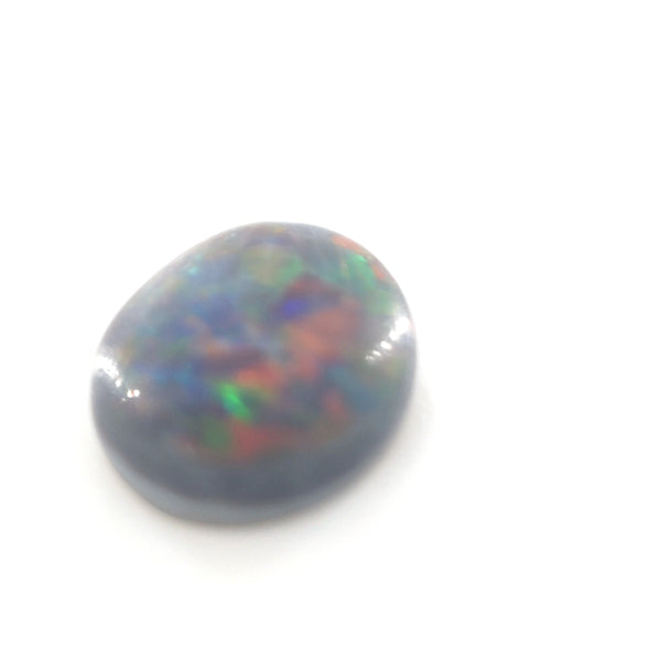 Lightning Ridge Dark Opal Round Cabochon 0.58 Ct – Australian Natural Opal